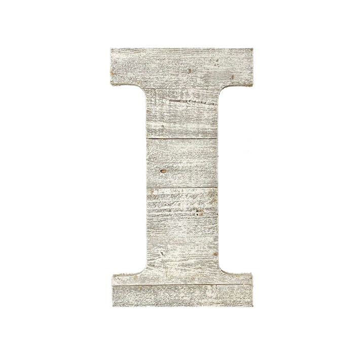 Rustic Farmhouse Large 16in Decorative Monogram Wood Letter