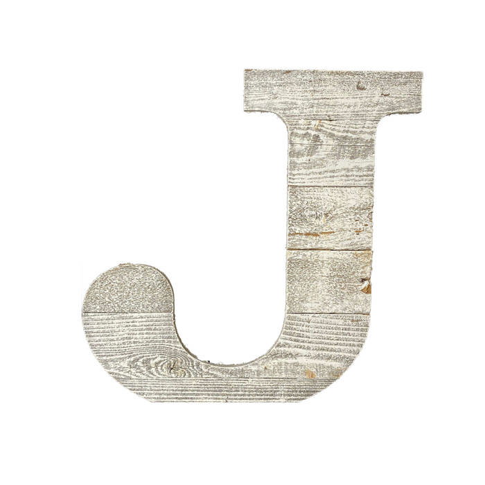 Rustic Farmhouse Large 16in Decorative Monogram Wood Letter