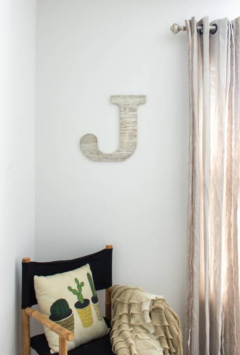 Rustic Farmhouse Large 16in Decorative Monogram Wood Letter