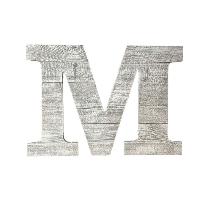 Rustic Farmhouse Large 16in Decorative Monogram Wood Letter