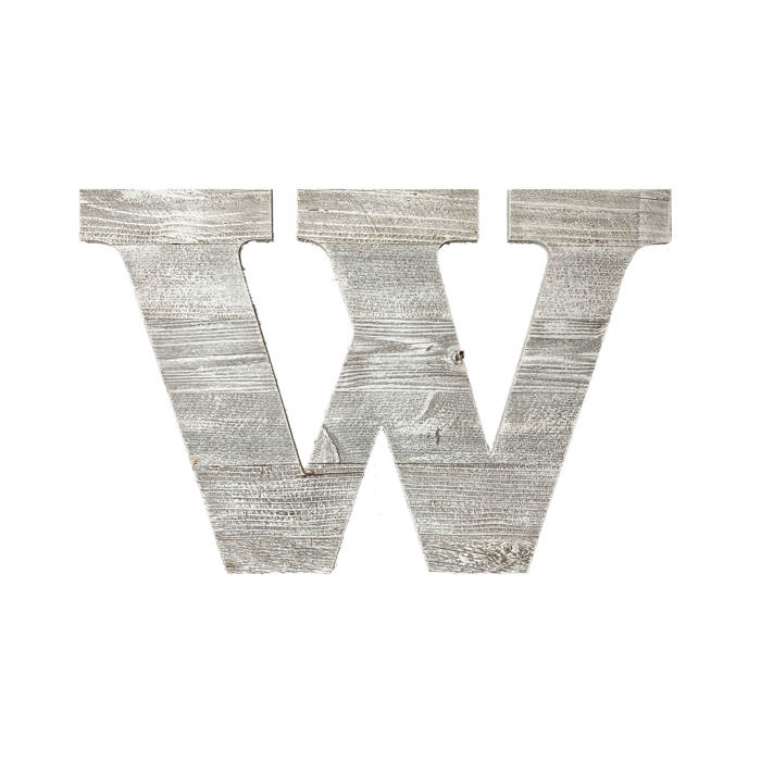 Rustic Farmhouse Large 16in Decorative Monogram Wood Letter