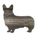 Pembroke Welsh Corgi 24 inches Rustic Farmhouse Welsh Corgi Cutout Reclaimed Wood Silhouette