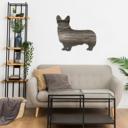 Pembroke Welsh Corgi 24 inches Rustic Farmhouse Welsh Corgi Cutout Reclaimed Wood Silhouette