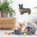 Pembroke Welsh Corgi 24 inches Rustic Farmhouse Welsh Corgi Cutout Reclaimed Wood Silhouette