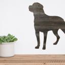 Rottweiler 18 inches Rustic Farmhouse Rottweiler Cutout Reclaimed Wood Silhouette