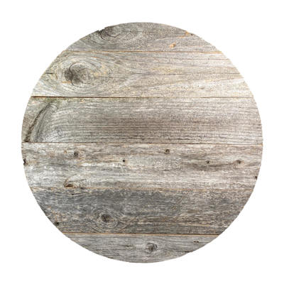 Rustic Farmhouse Reclaimed Solid Round Wood Sign for DIY projects