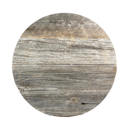 Weathered Gray 12 inches Rustic Farmhouse Reclaimed Solid Round Wood Sign for DIY projects