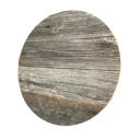 Weathered Gray 12 inches Rustic Farmhouse Reclaimed Solid Round Wood Sign for DIY projects