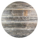 Weathered Gray 24 inches Rustic Farmhouse Reclaimed Solid Round Wood Sign for DIY projects