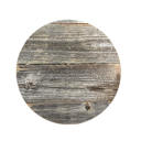 Weathered Gray 8 inches Rustic Farmhouse Reclaimed Solid Round Wood Sign for DIY projects