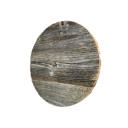 Weathered Gray 8 inches Rustic Farmhouse Reclaimed Solid Round Wood Sign for DIY projects