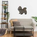  Rustic Farmhouse Shih Tzu Cutout Reclaimed Wood Silhouette