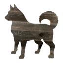 Siberian Husky 12 inches Rustic Farmhouse Siberian Husky Cutout Reclaimed Wood Silhouette