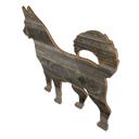 Siberian Husky 12 inches Rustic Farmhouse Siberian Husky Cutout Reclaimed Wood Silhouette