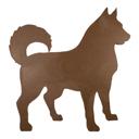 Siberian Husky 12 inches Rustic Farmhouse Siberian Husky Cutout Reclaimed Wood Silhouette