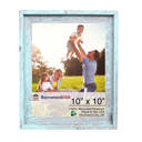 10 x 10 Frame Blue Rustic Farmhouse Signature Series Reclaimed Wood Picture Frame