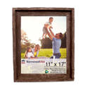 11 x 17 Frame Brown Rustic Farmhouse Signature Series Reclaimed Wood Picture Frame