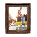 20 x 24 Frame Brown Rustic Farmhouse Signature Series Reclaimed Wood Picture Frame