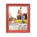 24 x 30 Frame Red Rustic Farmhouse Signature Series Reclaimed Wood Picture Frame