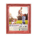 24 x 36 Frame Red Rustic Farmhouse Signature Series Reclaimed Wood Picture Frame