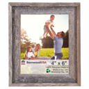 4 x 6 Frame Gray Rustic Farmhouse Signature Series Reclaimed Wood Picture Frame