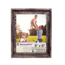 6 x 6 Frame Black Rustic Farmhouse Signature Series Reclaimed Wood Picture Frame