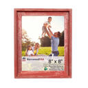 8 x 8 Frame Red Rustic Farmhouse Signature Series Reclaimed Wood Picture Frame