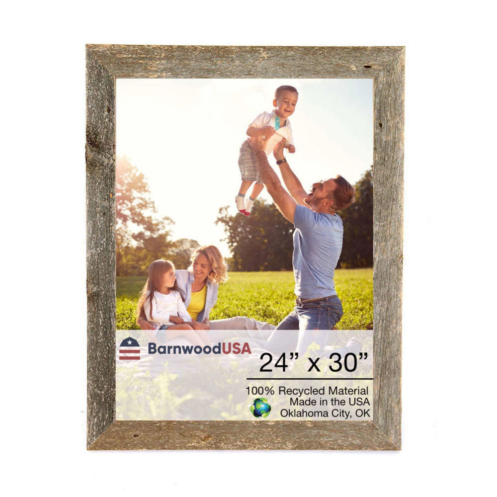 Rustic Farmhouse Reclaimed Wood Picture Frame