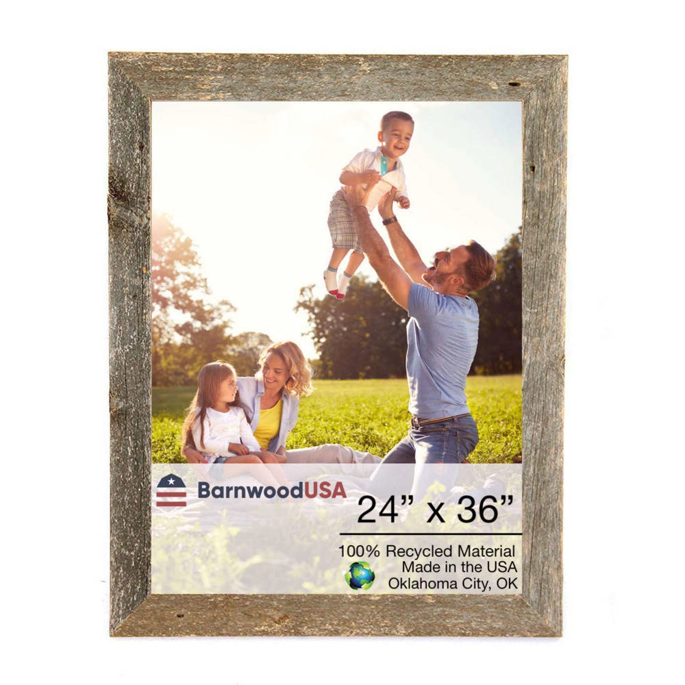 Rustic Farmhouse Reclaimed Wood Picture Frame