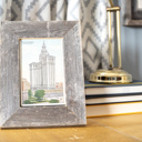 4x6 Frame Gray Rustic Farmhouse Reclaimed Wood Picture Frame