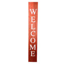 Rustic Red Rustic Farmhouse 5ft Vertical Front Porch Welcome Sign