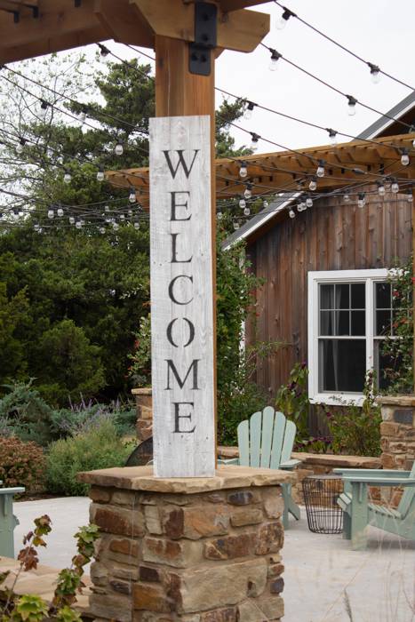 Rustic Farmhouse 5ft Vertical Front Porch Welcome Sign