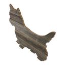 Yorkshire Terrier 12 inches Rustic Farmhouse Yorkshire Terrier Cutout Reclaimed Wood Silhouette