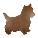 Yorkshire Terrier 12 inches Rustic Farmhouse Yorkshire Terrier Cutout Reclaimed Wood Silhouette