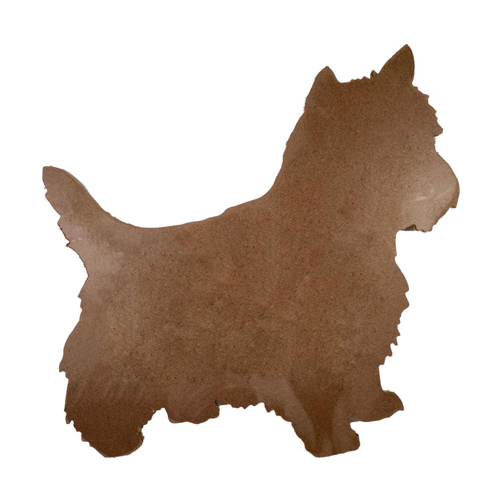 Rustic Farmhouse Yorkshire Terrier Cutout Reclaimed Wood Silhouette