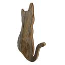 12 inches Rustic Farmhouse Reclaimed Wood Cat Cutout Silhouette