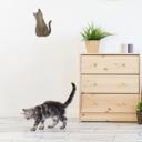 12 inches Rustic Farmhouse Reclaimed Wood Cat Cutout Silhouette