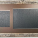 12 x 18 Frame Weathered Wood Rustic Farmhouse 12 x 18 Graduation Diploma Frame with Mat, fitted for 5 x 7 Cap & Grown Photo and 8.5 x 11 Diploma Certificate Display