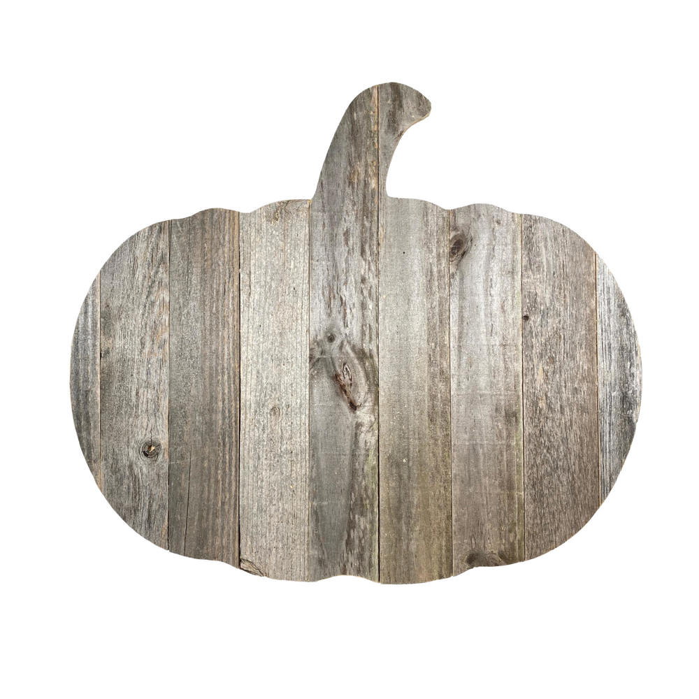 Rustic Farmhouse Fall Harvest Reclaimed Wood Pumpkin