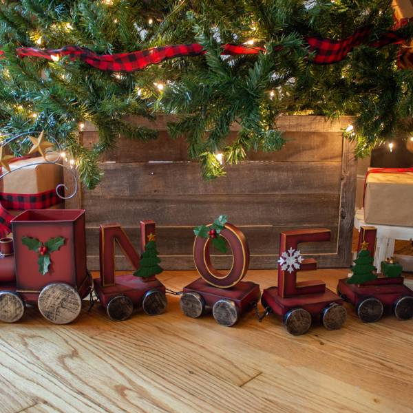 Rustic Farmhouse Reclaimed Wooden Christmas Tree Box Collar