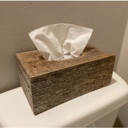  Rustic Farmhouse Reclaimed Wood Decorative Rectangular Tissue Box Cover