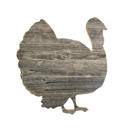 Weathered Gray 18 inches Rustic Farmhouse Fall Harvest Reclaimed Wood Turkey