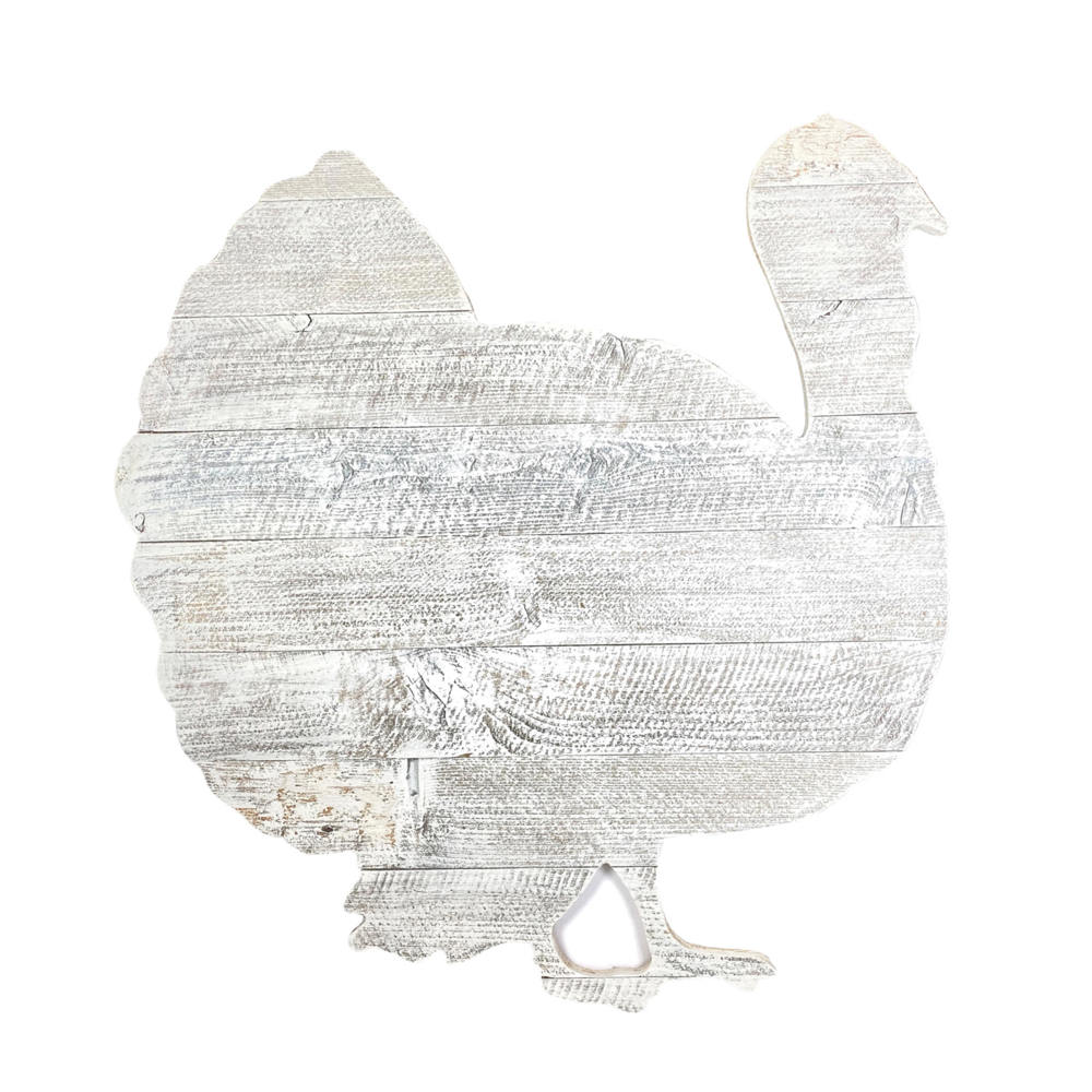 Rustic Farmhouse Fall Harvest Reclaimed Wood Turkey