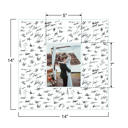 14 x 14 Mat White Signature Mat for Weddings, Graduations, Special Moments Picture Frame