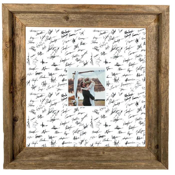 Signature Mat for Weddings, Graduations, Special Moments Picture Frame