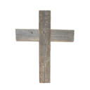  Rustic Christian 15 in. x 12 in. Old Reclaimed Wood Cross