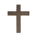 Espresso 15 inches Rustic Christian 15 in. x 12 in. Old Reclaimed Wood Cross