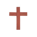 Rustic Red 15 inches Rustic Christian 15 in. x 12 in. Old Reclaimed Wood Cross