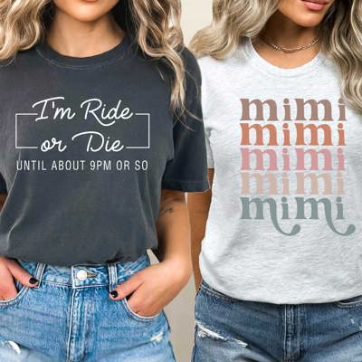 Mom, Grandma, Aunt Graphic Apparel 