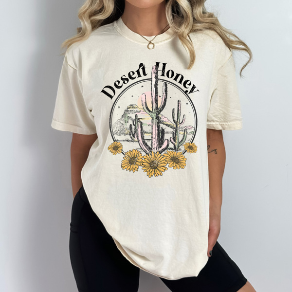 Desert Honey Comfort Colors Tee, Desert Sunflower Tee